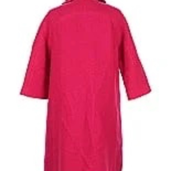 Ann Taylor Pink Wool Coat Size L - Picture 2 of 6